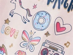 Motiv print med shine bright tekst på Name It ballerina shine 13241599